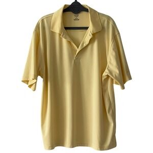 Links Edition Yellow Men's Golf Polo‎ Shirt XL